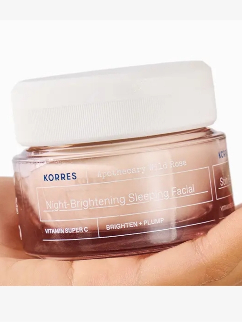 KORRES Apothecary Wild Rose Night Brightening Sleeping Facial  NIB, FULL SIZE